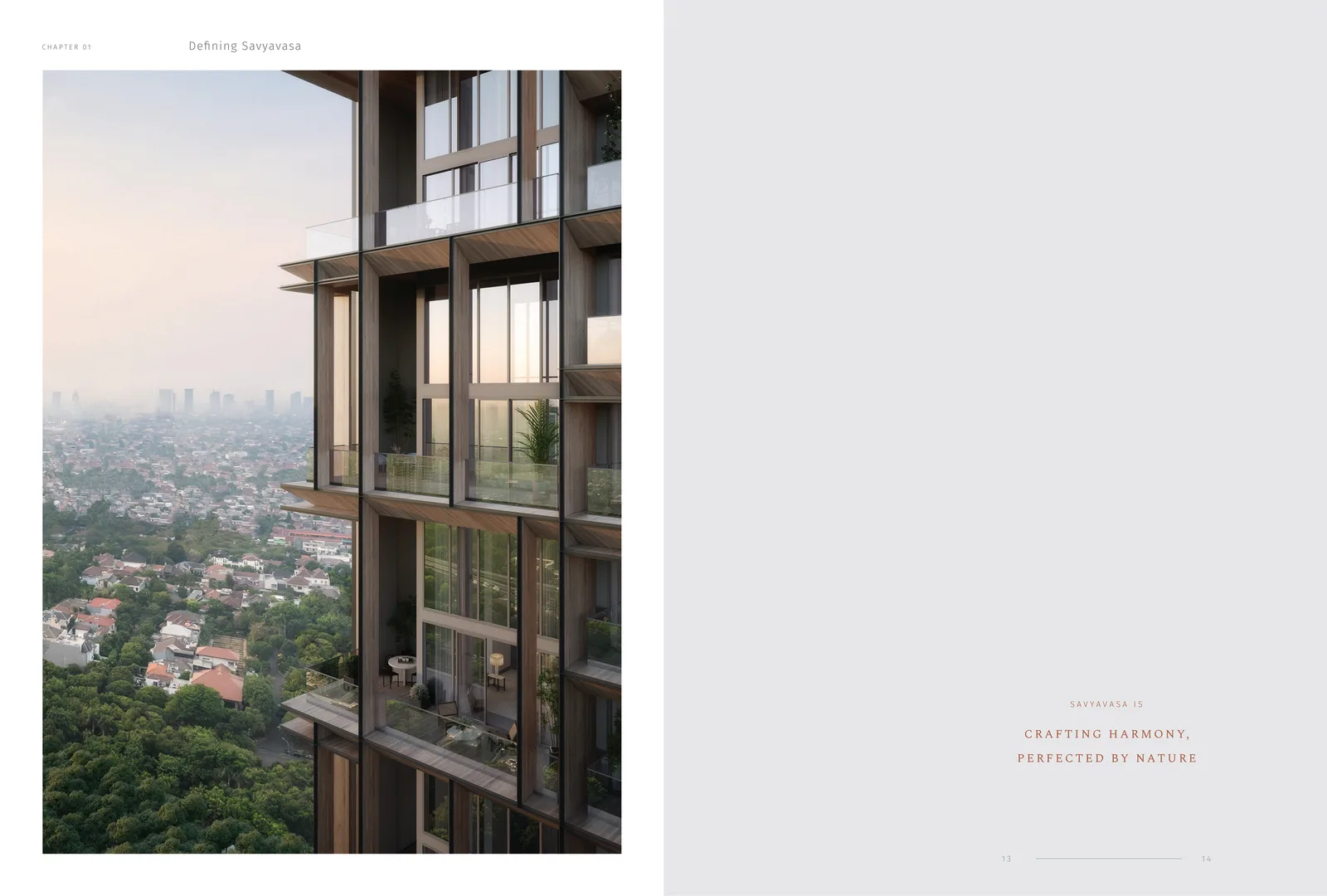 Savyavasa tower exterior view Dharmawangsa South Jakarta skyline