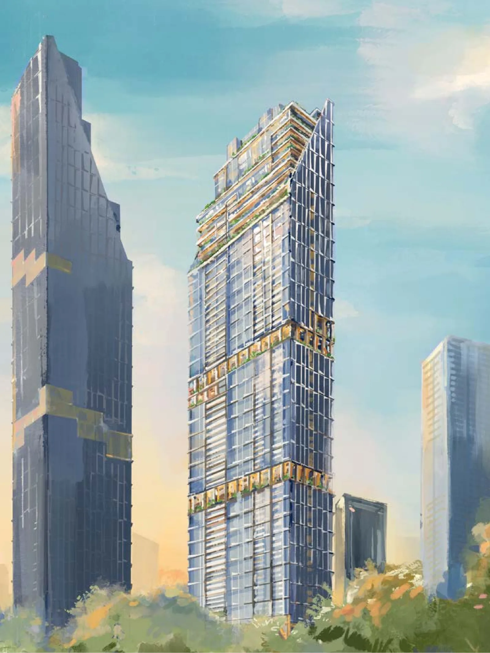 Two Sudirman private residence tower 70 floors Jakarta